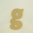 thumbnail image 3 of Package of 1, 8 Inch X 3/4" Thickness MDF Letter g in The Goudy Heavy Font, Thick, Lower Case for Art & Craft Project, Made in USA, 3 of 4