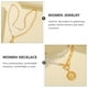 thumbnail image 2 of KAKOWELY collar de cadena de perlas de doble capa con colgante de reloj (colores surtidos), 2 of 4