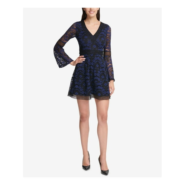 v neck mini party dress