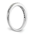 thumbnail image 6 of Solid 14k White Gold Lab Grown Diamond Wedding Band Ring Size 6 (.225 cttw.), 6 of 8