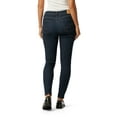 thumbnail image 4 of Levi Strauss Signature Women's and Women's Plus Mid Rise Skinny Jeans, Inseams: Short, Regular, Long; Sizes 2-28, 4 of 4