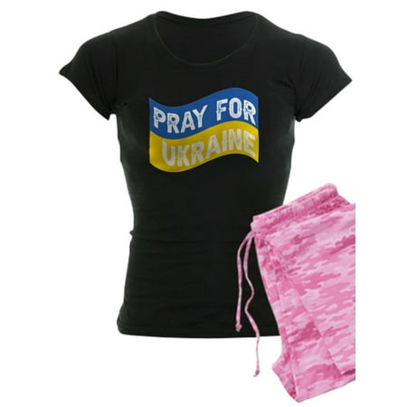 

CafePress - Pray For Ukraine Pajamas - Women s Dark Pajamas