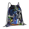 thumbnail image 2 of Beetlejuice Drawstring Backpack Lightweight Portable Sport Gym Sackpack Draw String Cinch Bags For Men Women, 2 of 9