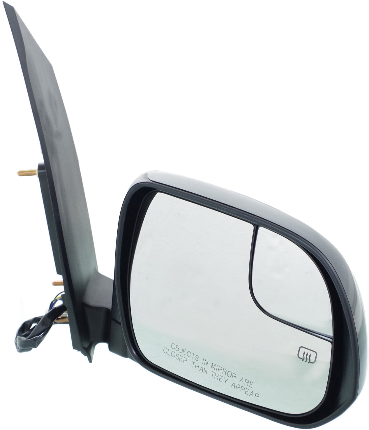 Mirror Compatible With 2015-2020 Toyota Sienna Right Passenger Side Heated W/ Blind Spot Corner Glass Paintable Kool-Vue
