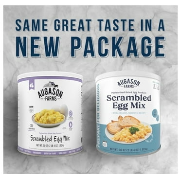 Augason Farms Scrambled Egg Mix 36 oz (Packaging May Vary) (Pack of 8)