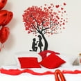 thumbnail image 3 of RXIRUCGD Heart Tree Couple Wall Art Sticker - Removable Self-Adhesive Decal for Romantic Bedroom Decor Valentine's Day Gift Idea, 3 of 6