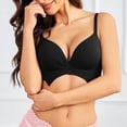 thumbnail image 2 of ByworldtasicNo Boundaries Wireless Comfy Bra for Women Seamless Bra Non Padded Soft Bralette V Neck Everyday Bras, 2 of 6