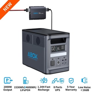 JIVERCI Portable Power Station Outdoor Solar Generator 500W