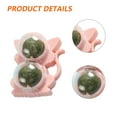 thumbnail image 3 of Bolas de hierba gatera para gatos, juguete de pared, paquete de 2, bola doble de hierba gatera para gatos, juguete masticable, juguetes giratorios para gatos de interior para limpiar los, 3 of 5