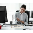thumbnail image 5 of Printtoo Personalized Desk Name Plate Pretty Floral Custom Acrylic Office Desk Name Plate Accessory 2x10 Inches, 5 of 5