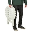 thumbnail image 2 of Shine Company Adirondack Round Cedar Wood Foldable Side Table in White, 2 of 3