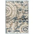 thumbnail image 2 of GAD Antalya Botanical Swirl  Indoor Outdoor Area Rug Blue/Ivory 5'3" X 7'7" Pet Friendly 5' x 8' Patio Rectangle Tropical, 2 of 5