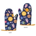thumbnail image 2 of XMXT Silicone Oven Mitts, Childhood Cartoon Universe Thickened Non-Slip Oven Gloves, 2 Pcs, 2 of 9