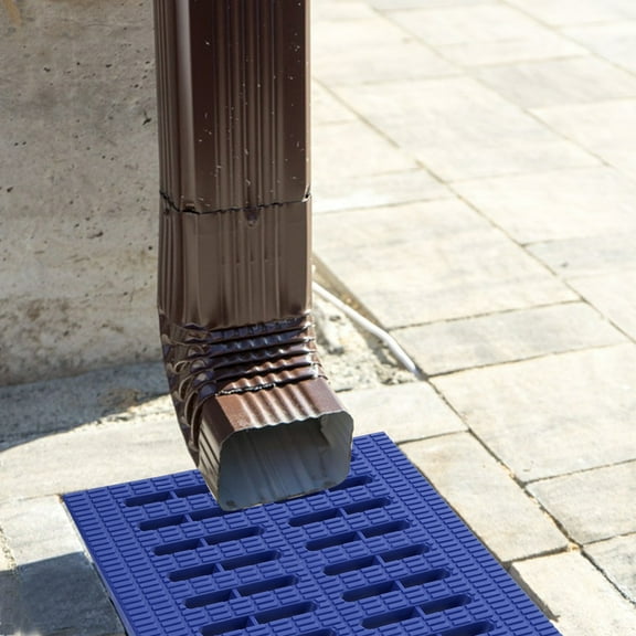 NICEXMAS 1Pcs Low Maintenance Trench Drain Grate for Residential Kitchens 11.99X7.86X0.94in