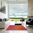 thumbnail image 7 of Ahgly Company Machine Washable Indoor Rectangle Transitional Ferrari Red Area Rugs, 6' x 9', 7 of 7