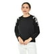 thumbnail image 4 of Sueter con bordado y pedrería en los hombros Roman Fashion / Juvenil, 4008 (Negro) negro M, 4 of 5
