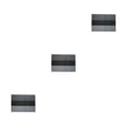 thumbnail image 1 of kurtrusly PVC Napperons Résistant aux Taches Bol Plat Rectangle Isolation Antidérapante Imperméable à la Maison Tapis d'Hôtel Noir 3Set, 1 of 6