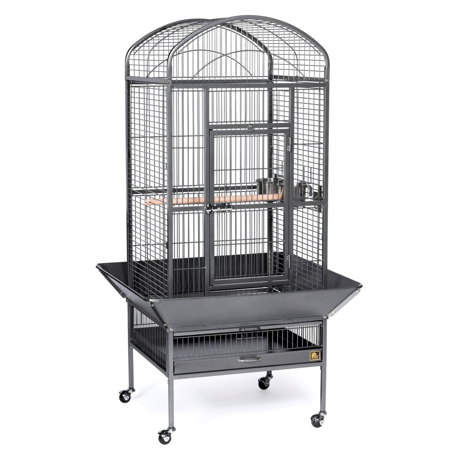 Prevue Pet Products Small Dometop Bird Cage Black Hammertone 34511 - image 3 of 11