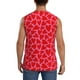thumbnail image 4 of Fotbe Heart Men's Camiseta sin Mangas Estampada para Hombres, Playera Casual para Gimnasio, Entrenamiento, Playa-Medium, 4 of 7