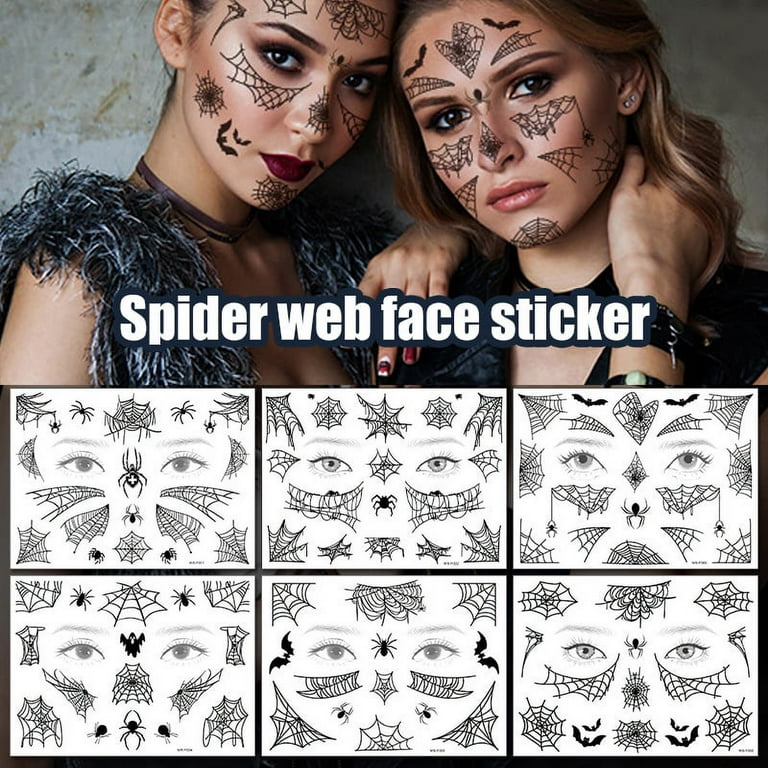 Face Stickers Spider