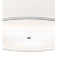 thumbnail image 4 of Meyda 145082 36 in. Cilindro White Textrene Pendant, Brushed Nickel, 4 of 7