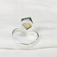 thumbnail image 5 of Natural Citrine Ring, Rough Citrine Gemstone Ring, November Birthstone, Crown V Band, 925 Sterling Silver, Womens Ring, Christmas, Thanksgiving, Handmade, Statement Jewelry, Rough Gemstone Jewelry, 5 of 5