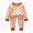 H005-Red, variant on NOLDARES Little Boys Girls Pajama Set 2Pcs Long Sleeve Pullover Top with Elastic Waist Pants Print Sleepwear(H005-Blue)