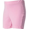 thumbnail image 3 of My Way Girls' Value Pack Solid Cotton Bike Shorts - Black, Purple, Pink - 12, 3 of 7