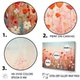 thumbnail image 3 of Designart "Oasis Of Vibrant Blooms II" Flower Floater Framed Wall Art Living Room, 3 of 5