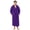 Dark Purple, variant on Men's Bathrobes with Hood, Soft Long Towel Robe for Men (Navy,L/XL)