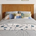 thumbnail image 3 of Pemberly Row Full Coastal Solid Wood Panel Headboard in Light Toffee, 3 of 9