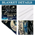 thumbnail image 3 of Daughter Gifts to My Daughter Blanket from Mom Ultra Soft Flannel Throw Blankets for Couch Bedroom Sofa Warm Birthday Gifts 50 x 60 in, 3 of 6