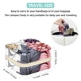 thumbnail image 5 of Ink plant Travel Portable Square Jewelry Box Organizer: Ideal Solution for Rings, Earrings, Necklaces, Bracelets, and More! Gift for Girls and Women., 5 of 6