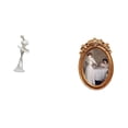 thumbnail image 1 of Elegante Escultura De Resina De Bailarina Y Marco De Fotos Ornamentado, Conjunto Creativo De Arte Moderno, Adorno De Escritorio, Soporte Decorativo De Exhibición De Mesa Para Dormitorio,, 1 of 8