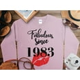 thumbnail image 2 of Women's Fabulous Since 1983 Sweatshirt, 40th Birthday Sweater, 2 of 9