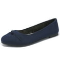 thumbnail image 5 of Ataiwee Women's Wide Width Flat Shoes, Classic Soft Round Toe Cute Bow Design Ballet Flats.(2109004,BL/MF,9.5 Wide), 5 of 6