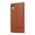 thumbnail image 6 of Allytechgroup Wallet Case for Apple iPhone XS Max with Crossbody Strap Hand Wrist, Makeup Mirror Cards Slots Cash Pocket RFID Blocking Flip Stand Slim Case Cover for iPhone XS Max, Brown, 6 of 7