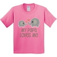 thumbnail image 3 of Inktastic My Papa Loves Me Grandchild Youth T-Shirt, 3 of 5