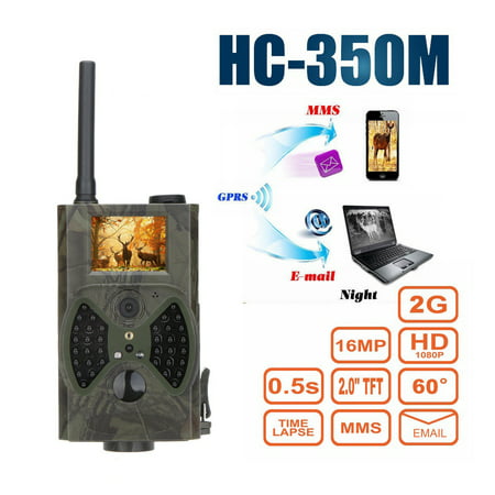Lixada HC350M HC300M HC550M Hunting Trail Camera 16MP 0.5s trigger photo trap 1080P Video Night Vision MMS GPRS Infrared Hunter (Best Trail Cam Photos)