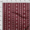 thumbnail image 2 of oneOone Cotton Poplin Fabric Stripe Ikat Print Fabric BTY 56 Inch Wide, 2 of 4