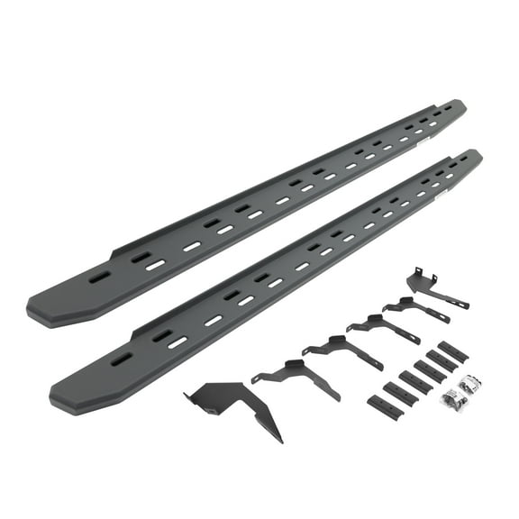 Go Rhino 69636880SPC RB30 Slim Line Running Boards with Mounting Bracket Kit For Ford 19-24 Ranger (Crew Cab Pickup)