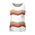 thumbnail image 3 of Women's Summer Solid Color Sleeveless Vest T-Shirt Polyester, O-Neck, Baggy Loose Fit, for Casual Occasions, Multiple Sizes, 3 of 3