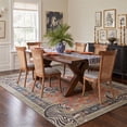 thumbnail image 3 of GENIMO 8'x10' Area Rug for Living Room, Washable Non Slip Soft Zebra Print Rug for Bedroom Dining Room Home Office, Rust Red, 3 of 10