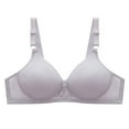 thumbnail image 2 of Ahuyic Summer Womens Bras,Plus Size Bras for Women,Women's Large Size Thin Comfortable Breathable Push-up Adjustable Bra, 2 of 3