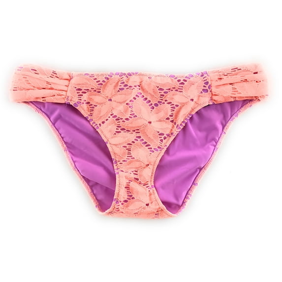 Victoria's Secret Bikini Bottom Medium Orange Purple