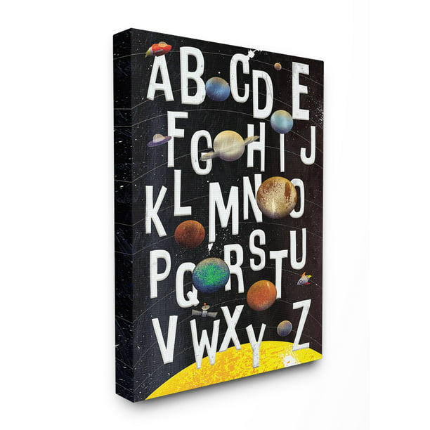 The Kids Room By Stupell Alphabet Milky, Eric Carle Bedding Twine