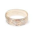 thumbnail image 1 of Pulsera Semanario 3 Oros Mujer 3mm Chapa de Oro 18k Ametrinaa multicolor S, 1 of 5
