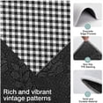 thumbnail image 3 of Black White Small Checkered Pattern Kitchen Rugs Sets Of 3,Kitchen Runner Rugs Non Skid Washable,Decorative Kitchen Floor Mats for Kitchen,Sink,Laundry,17"x30"+ 17"x47" + 17"x59", 3 of 6