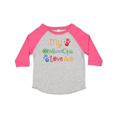 

Inktastic Oma and Opa Love Me Grandchild Gift Toddler Boy or Toddler Girl T-Shirt