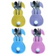 thumbnail image 2 of Cuchillo y tenedor de Pascua, bolsa de cubiertos de conejo y huevos de Pascua, organizador de vajilla de tela no tejida, decoraciones de mesa, lindo, nuevo, 4 piezas, 2 of 4